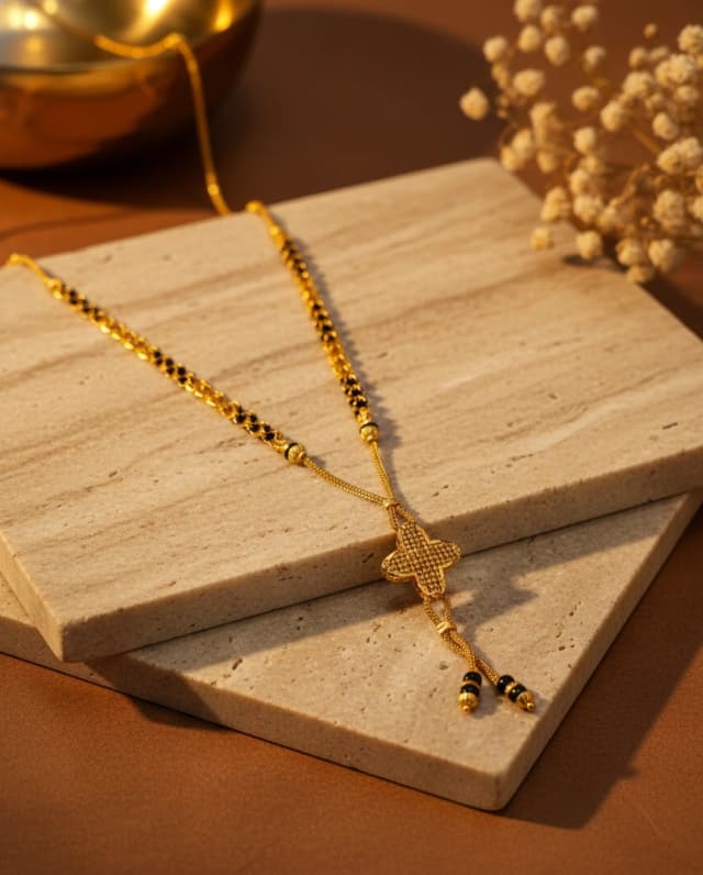 Cross Drop Mangalsutra
