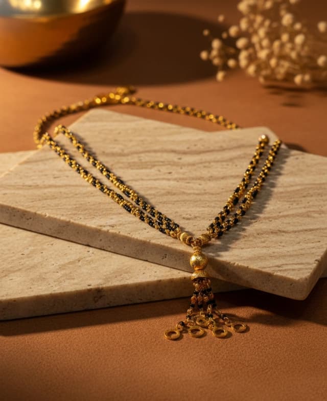 Layered Tassel Mangalsutra