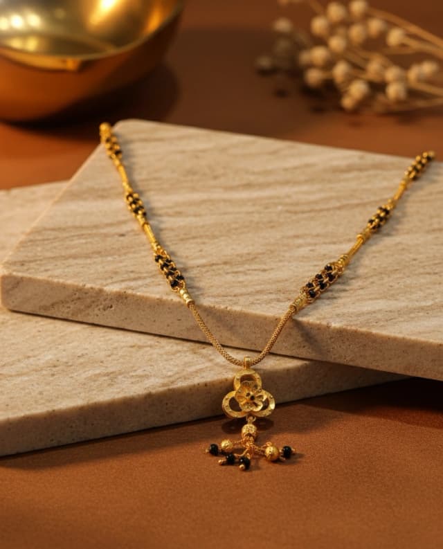 Floral Cutout Mangalsutra Pattern