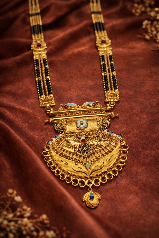 Traditional Pendant Gold Mangalsutra