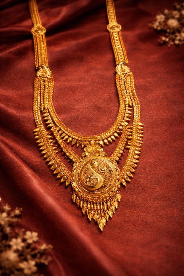 Royal Layered Gold Necklace