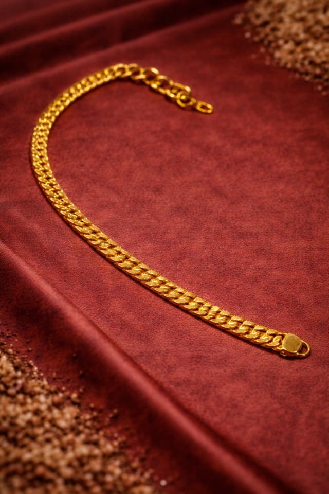 Classic Cuban Link Gold Bracelet
