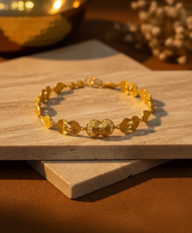 Intricate Filigree Motif Bracelet