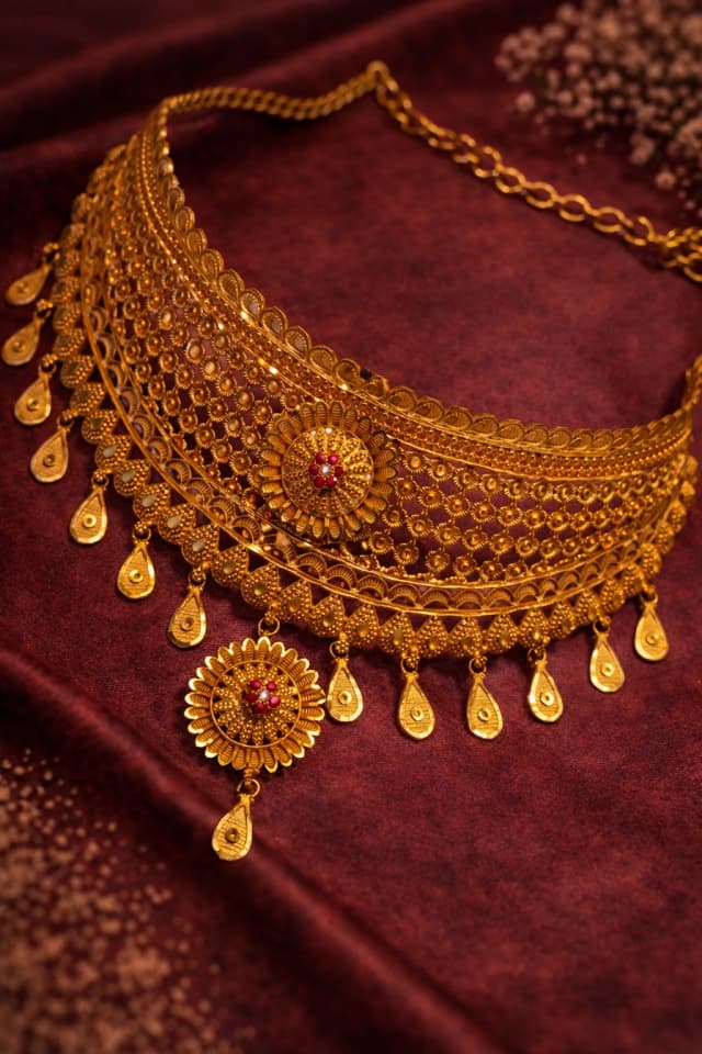 Bridal Heritage Gold Choker