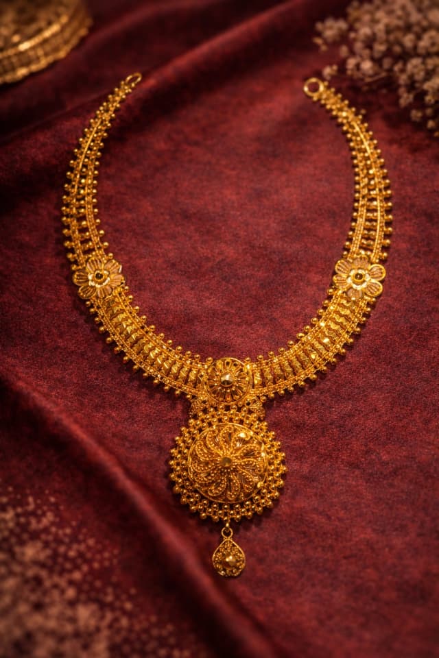 Regal Heritage Gold Necklace