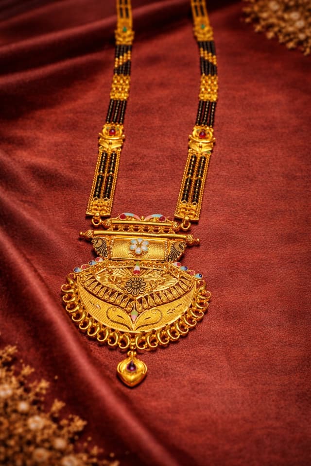 Ornate Bridal Gold Mangalsutra