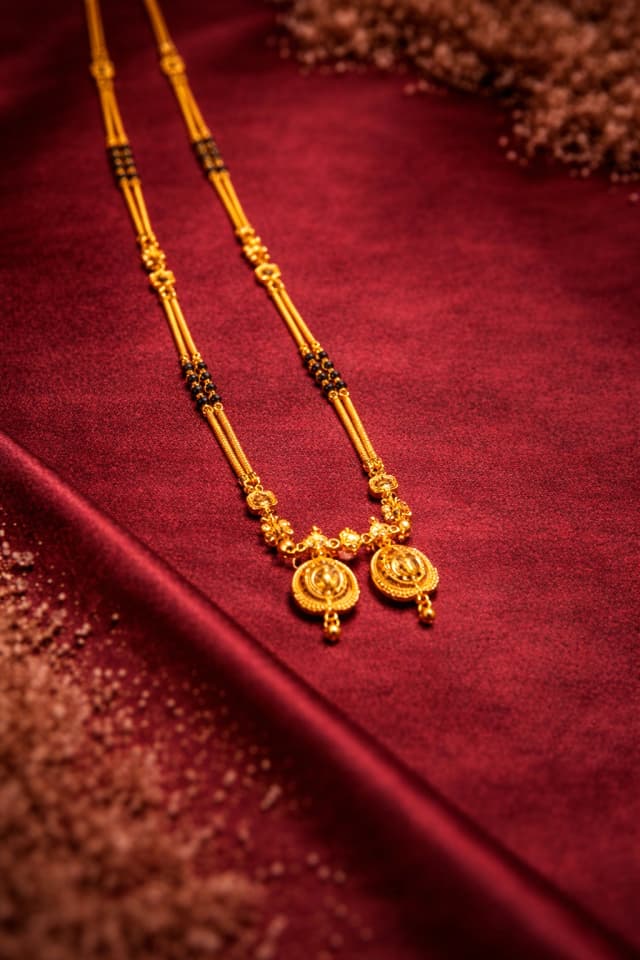 Delicate Dual Chain Mangalsutra