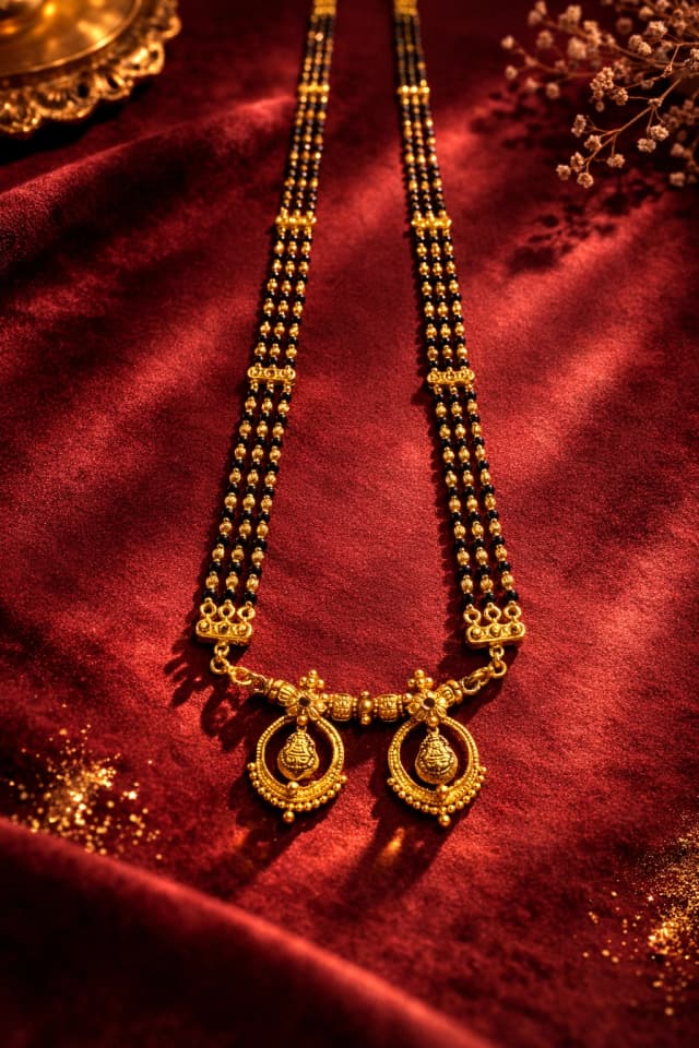 Three-Tier Minimal Mangalsutra