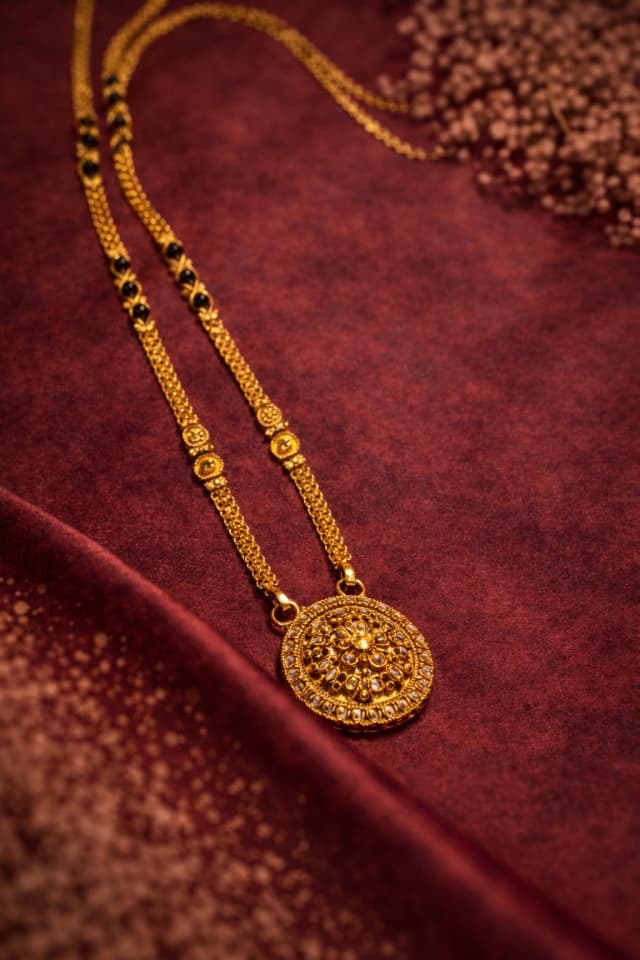 Ornate Circular Mangalsutra